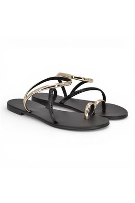 Sandalo donna Nicolas Lainas colore nero. NICOLAS LAINAS | 63T-NERO
